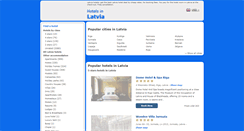 Desktop Screenshot of latviahotel.net