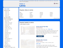 Tablet Screenshot of latviahotel.net